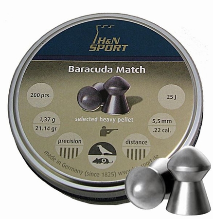 Luchtbuks kogeltjes Baracuda Match