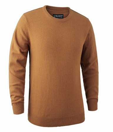 Brighton Knit O-neck Sweater Yellow Melange