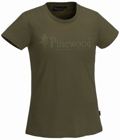 Pinewood Outdoor Life T-Shirt H. Olive Dames