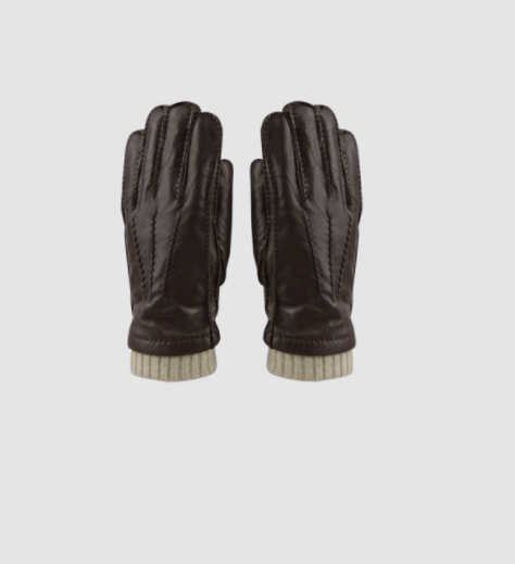 Hatland Thalys Leather Glove Brown
