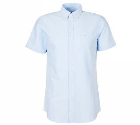 Barbour Oxtown S/S Tailored Shirt Sky