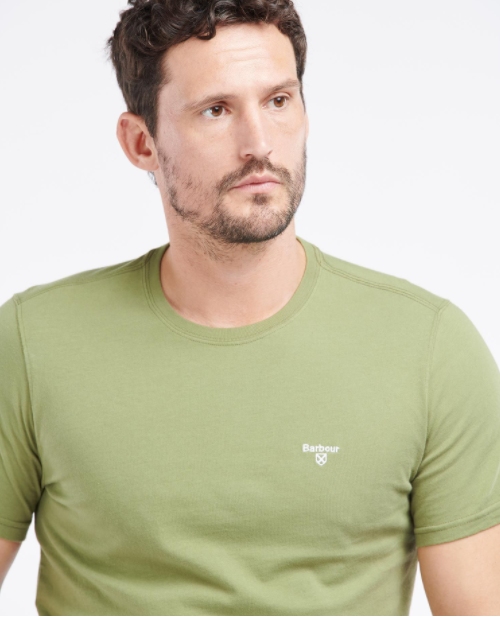 Barbour Sports Tee Burnt Olive