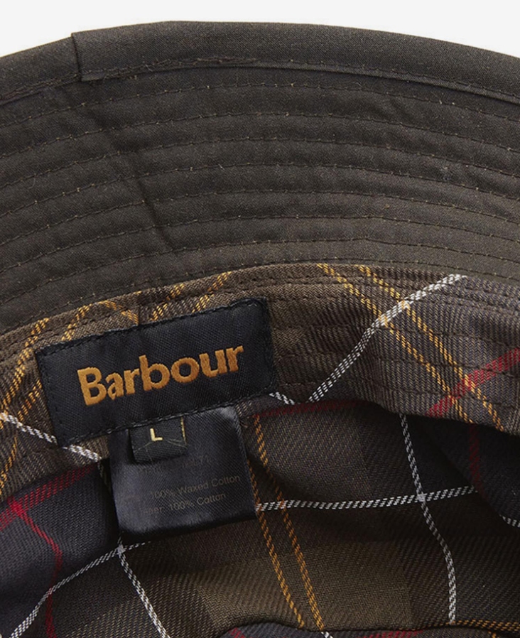 Barbour Wax Sports Hat Olive