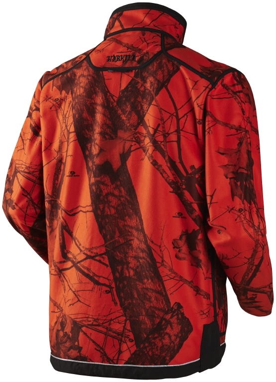 Härkila Kalmar Fleece jacket Red/Shadow Brown